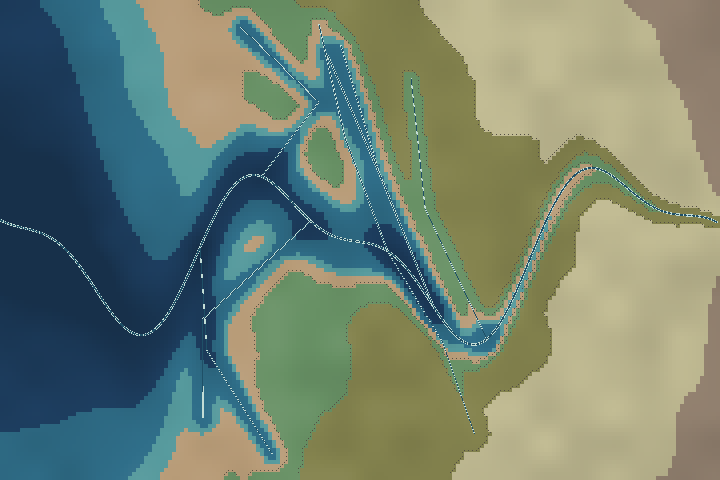 Top ranked estuary map